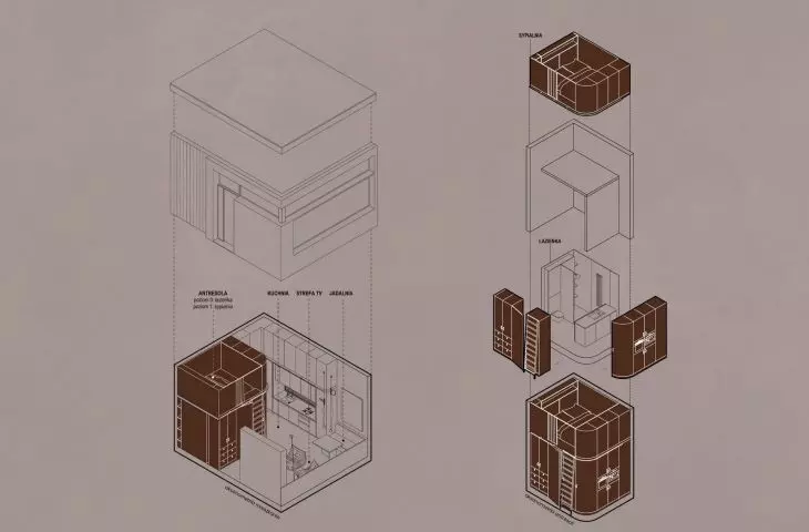 MICRO CUBE student project by Kamila Tomczak from the Academy of Art in Szczecin.