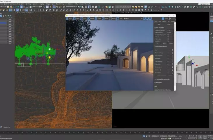 Zaawansowane efekty świetlne podczas tworzenia wizualizacji w programie Autodesk 3ds Max