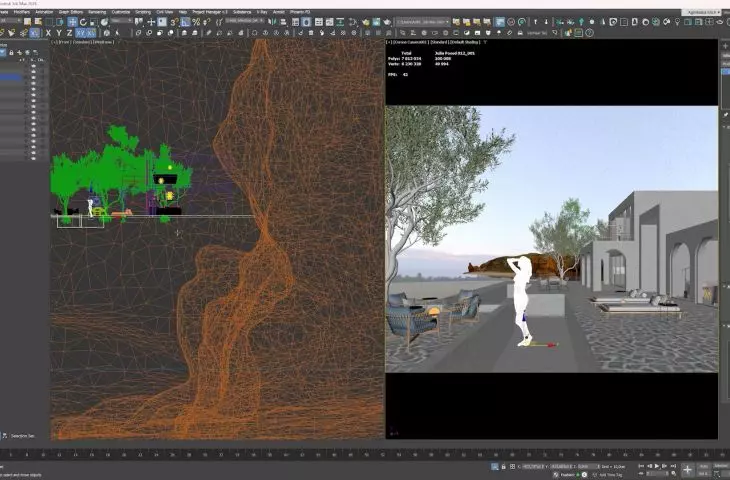 Create architectural visualizations in Autodesk 3ds Max software