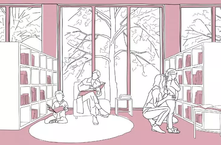 Wilderness Cultural Courtyard; library