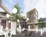 Wilderness Cultural Courtyard; courtyard