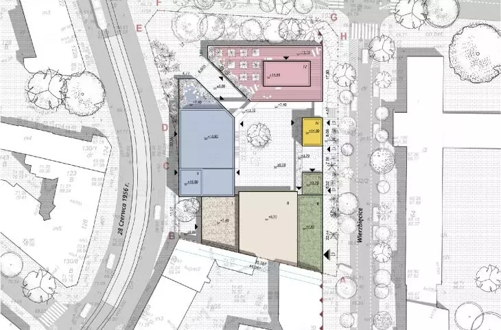 Wilderness Cultural Courtyard; plan