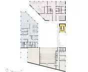 Wilderness Cultural Courtyard; 1st floor plan