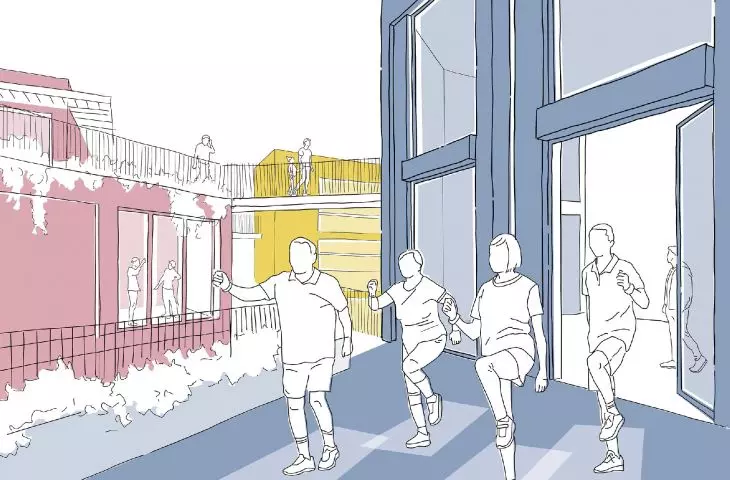 Wild Cultural Courtyard; dance terrace