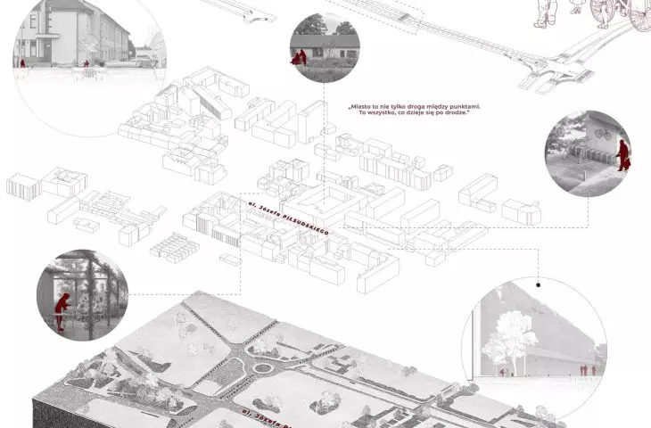 A student project to revitalize downtown Rzeszow by Luiza Żaczek