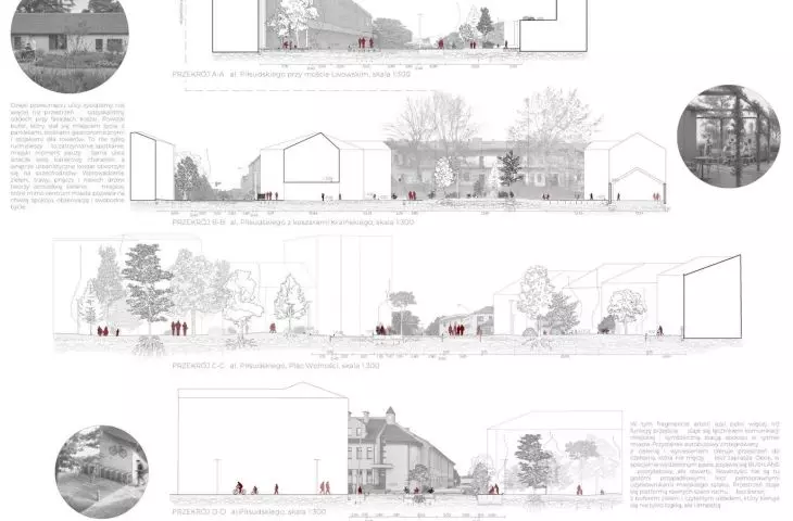 A student project to revitalize downtown Rzeszow by Luiza Żaczek