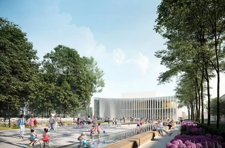 Multifunctional concert hall on the New Market in Plock