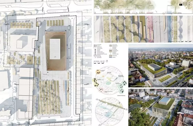 Competition design for a multi-purpose concert hall in Plock