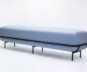 UFER blue bench