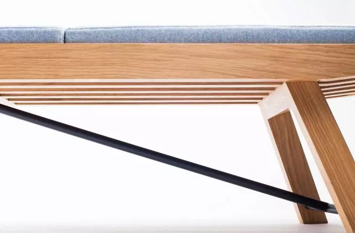 MESO bench in close-up