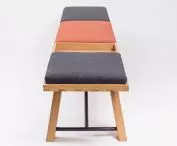 MESO bench has a wooden compartment 