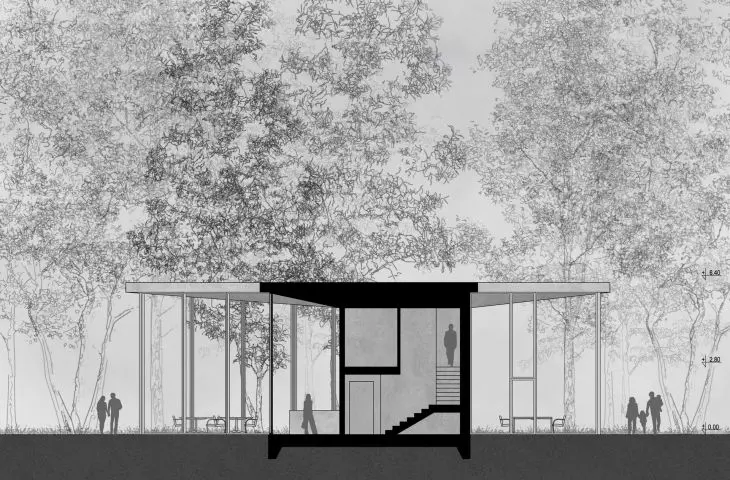 projekt studencki Aleksandry Dąbrowskiej z Wydziału Architektury Politechniki Warszawskiej