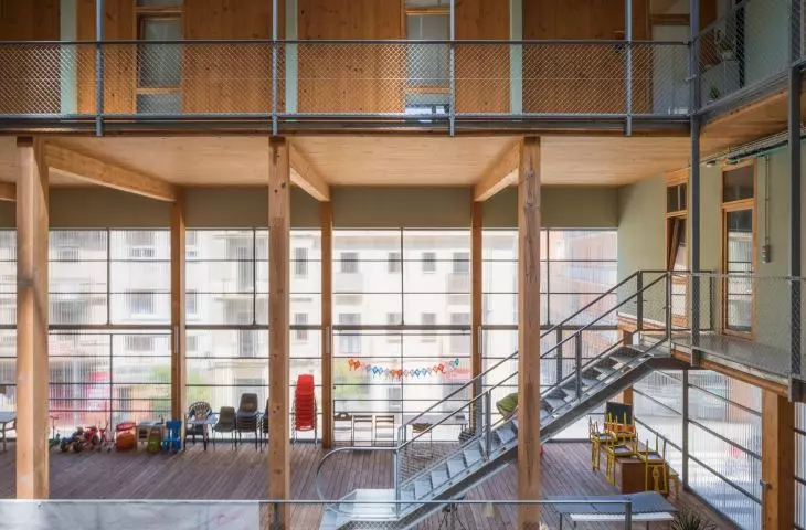 La Borda cooperative building in Barcelona, designed by Lacol - winner of the European Collective Housing Award 2024 in the New Construction category.