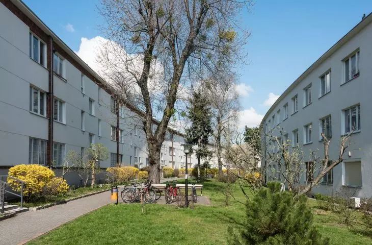 Colony IX of the WSM at 8 Próchnika Street in Warsaw.