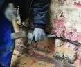 Installation of new horizontal insulation in an existing building using PRINZ technology