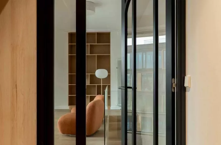 Two-level apartment in Powiśle district