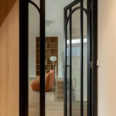 Two-level apartment in Powiśle district