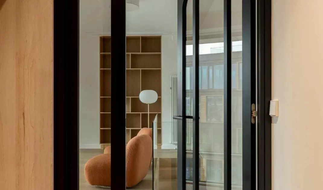 Two-level apartment in Powiśle district