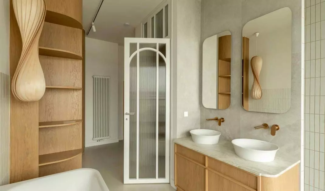 Dwupoziomowy apartament na Powiślu