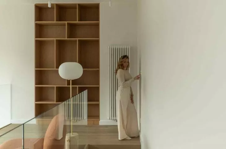 Two-level apartment in Powiśle district
