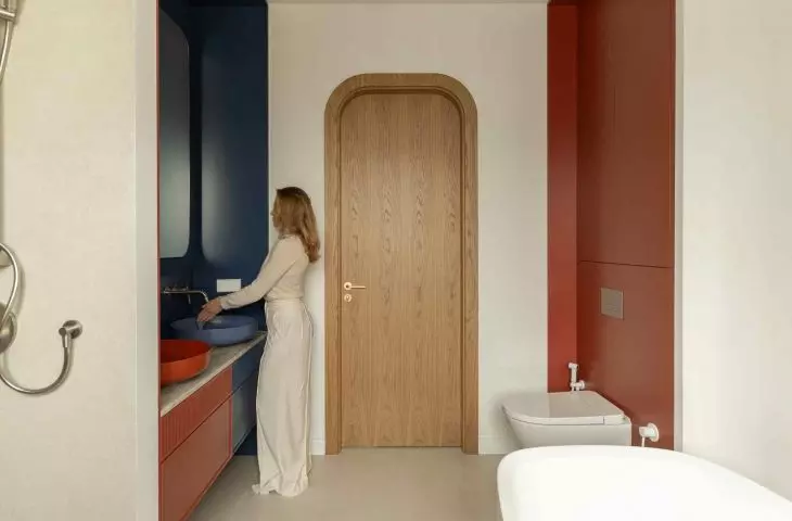 Two-level apartment in Powiśle district