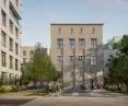 New housing estate on Brzeska Street in Warsaw