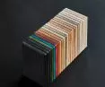 Samples of American wood: red oak, maple and cherry