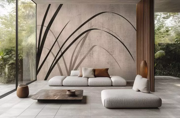 Marron et Beige Arc MA203 (www.revewalls.fr)