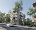 Oliwski Jar housing estate in Gdańsk, visualization