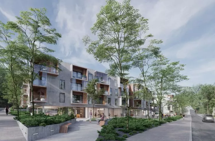 visualization of Oliwski Jar housing estate in Gdańsk