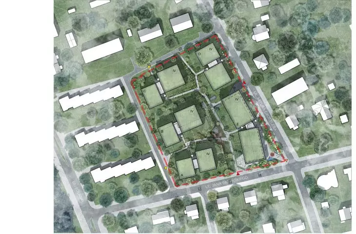 development plan of the Oliwski Jar estate