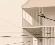 Universal House in Otwock; detail of elevation