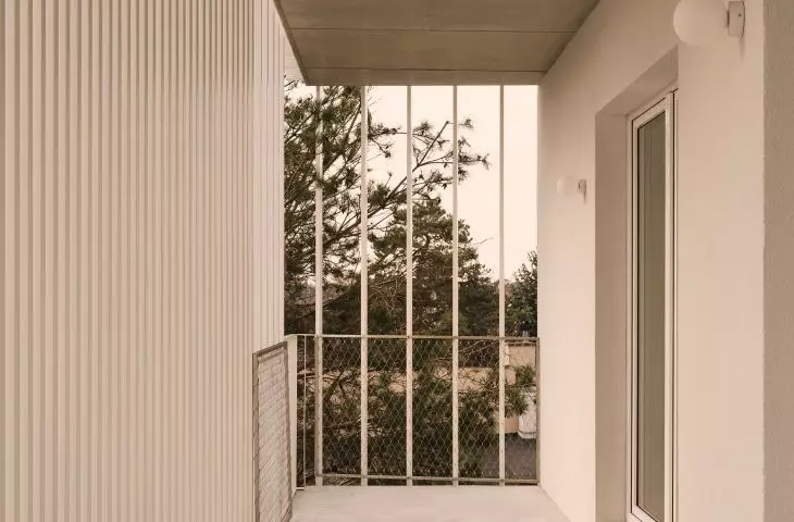 Universal House in Otwock; veranda
