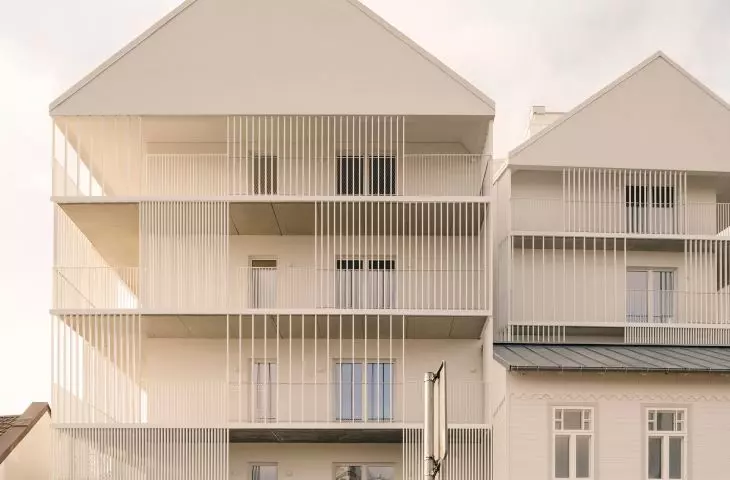 Universal House in Otwock; merging the 
