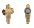 Anti-freeze valves for heat pumps
