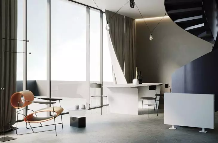 Radiator stand - a compromise for rooms with limited wall-mounting options