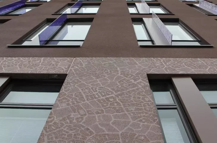 Skanska headquarters, Helsinki. The design was inspired by the historical 