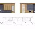 cross section of the kitchen