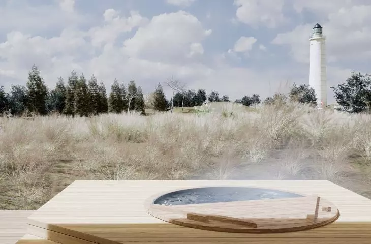 bathing area