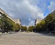 Reconstruction of the plaza on Avenue of Roses in Nowa Huta, 1999