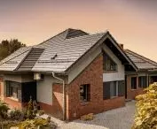 Braas Turmalin ceramic tile, anthracite color