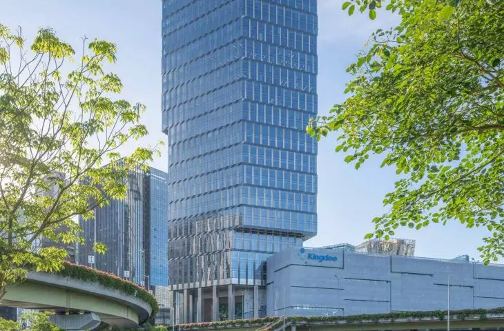 Kingdee Cloud Tower w dzielnicy Nanshan w Shenzhen