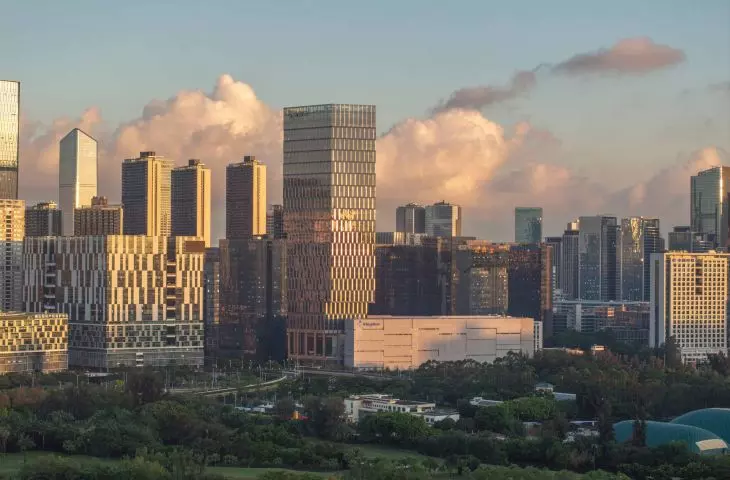 Kingdee Cloud Tower w dzielnicy Nanshan w Shenzhen