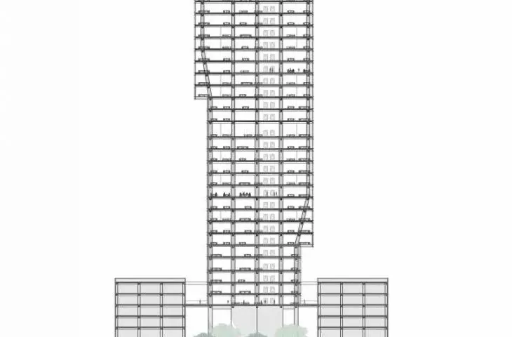 Kingdee Cloud Tower w dzielnicy Nanshan w Shenzhen