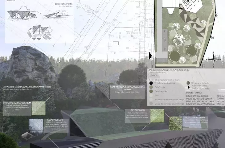 Ośrodek rehabilitacyjny „Maple Leaf” w Kadzielni – projekt Marty Gąciarz