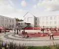 Modernizacja placu wejściowego przed szkołą w Pszczewie