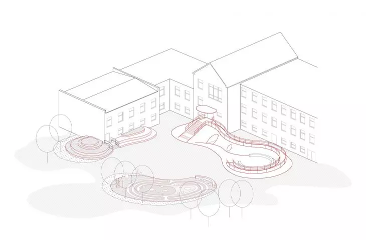 Modernization of the entrance square in front of the school in Pszczew