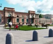 Bialystok railway station - visualization 