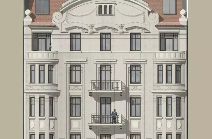 Warsaw tenement reconstruction project