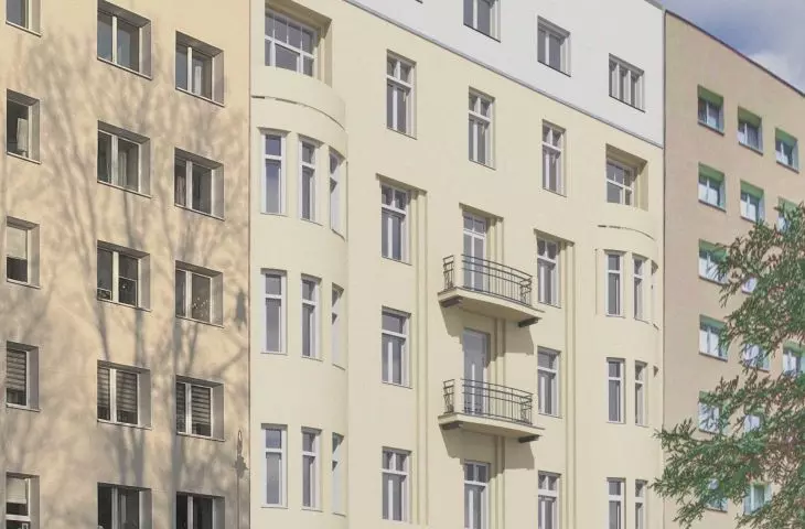 Warsaw tenement reconstruction project
